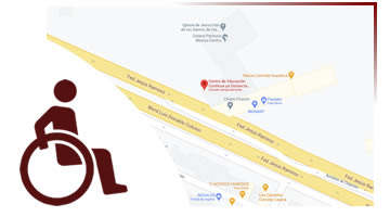 Map of the Center for Continuing and Distance Education