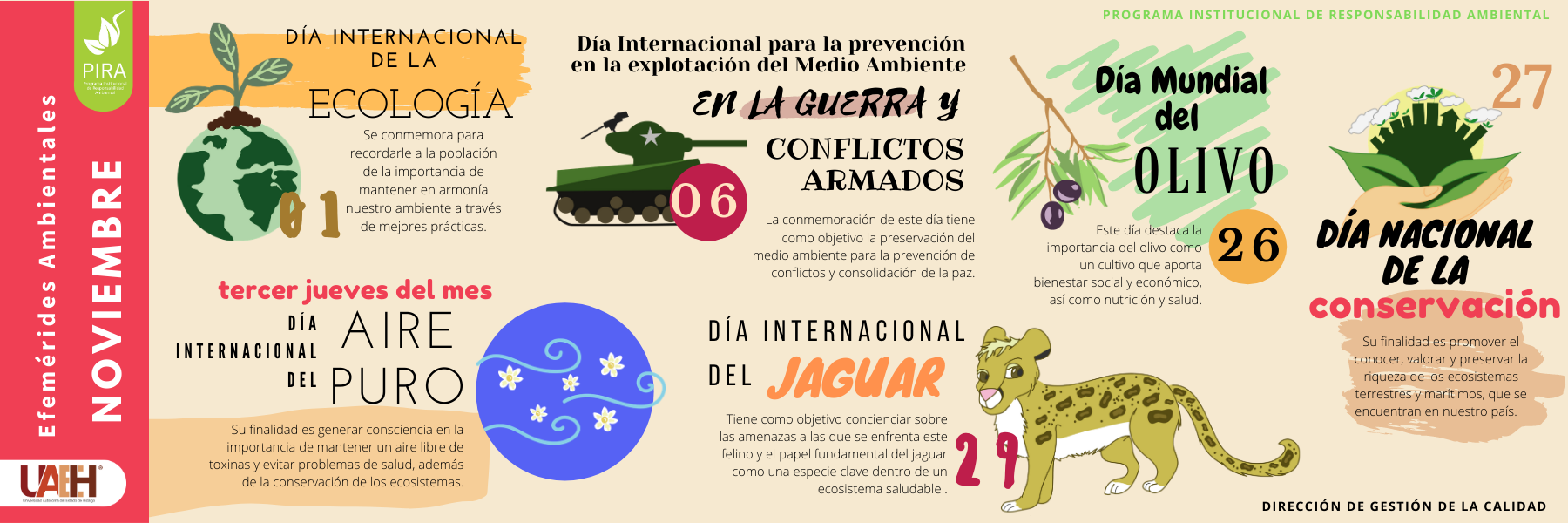 calendario ambiental