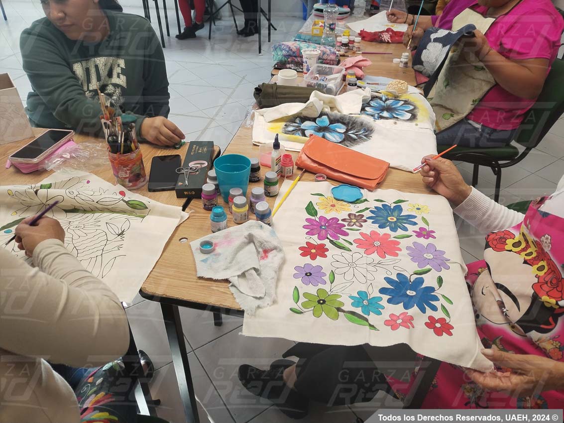 Aplicación de pintura en diversas técnicas