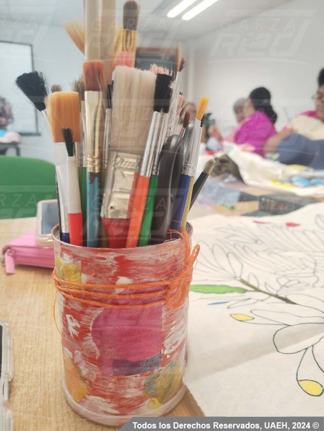 Aplicación de pintura en diversas técnicas