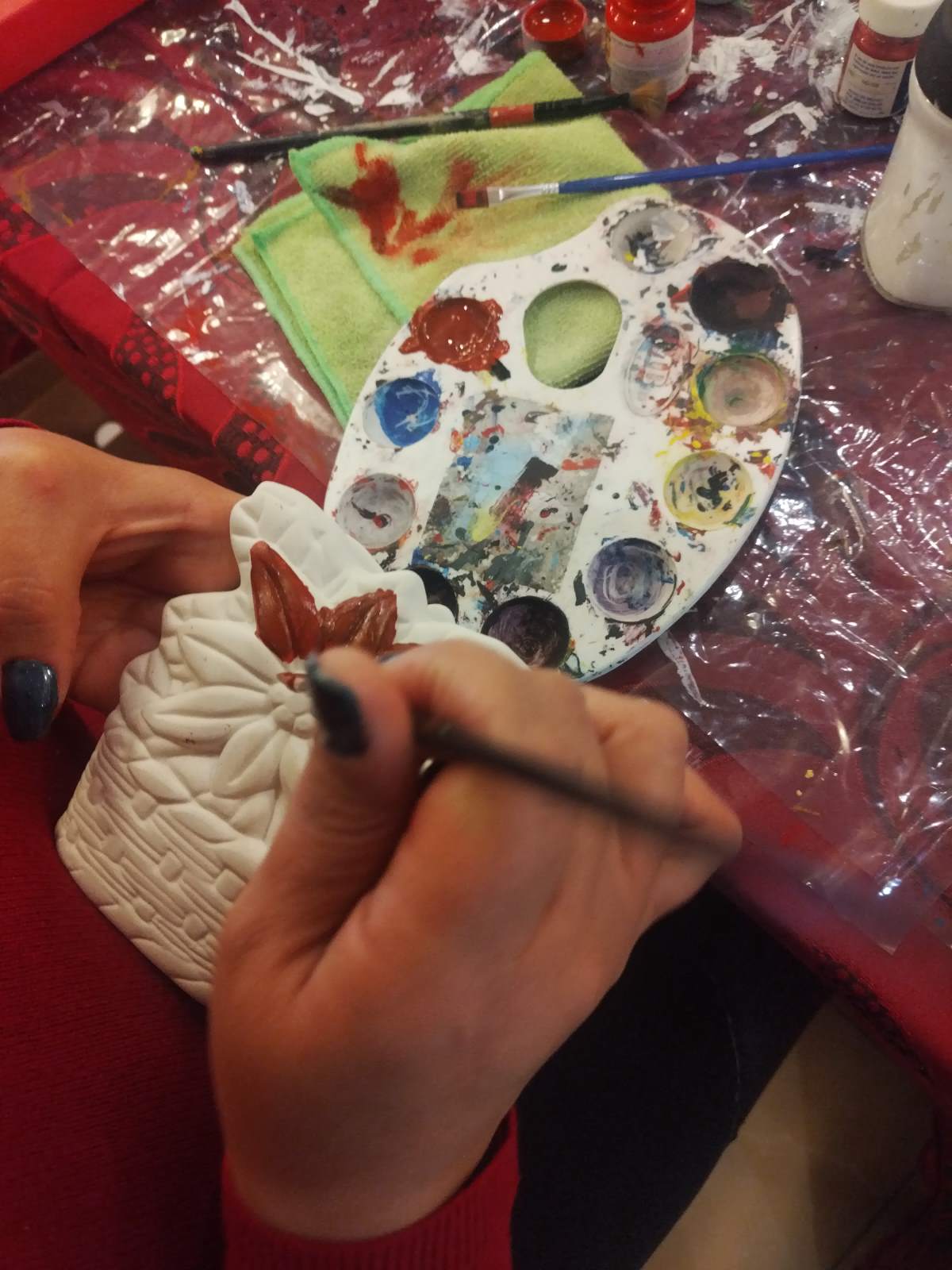 Curso de Cerámica con motivos Navideños