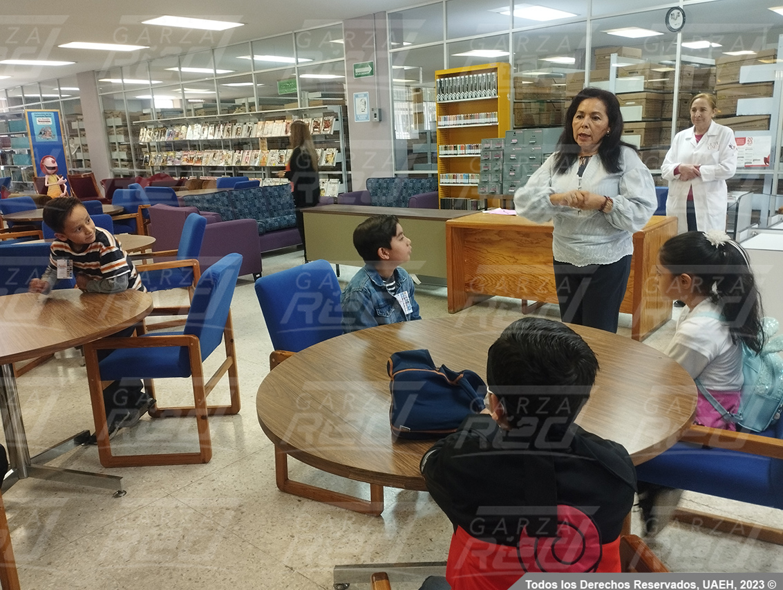 Un paseo por la biblioteca garza